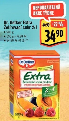 Želírovací cukr Extra Dr. Oetker
