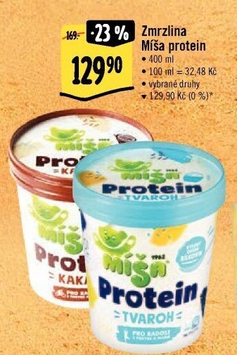 Zmrzlina proteinová v kelímku Míša