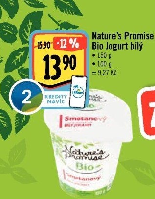 Bílý jogurt Bio Nature'