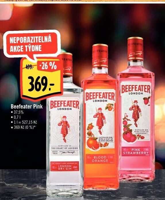 Gin Pink Beefeater