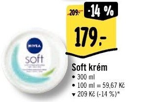 Krém hydratační Soft Nivea