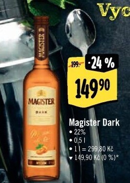 Likér Dark Magister Stock
