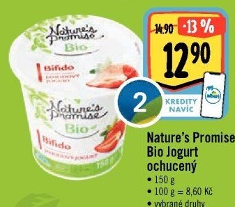 Ochucený jogurt bio Nature'