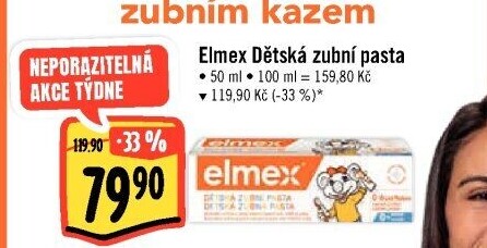 Pasta na zuby dětská Elmex