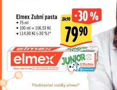 Pasta na zuby Junior Elmex
