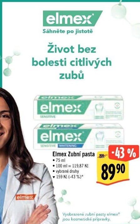 Pasty na zuby Elmex