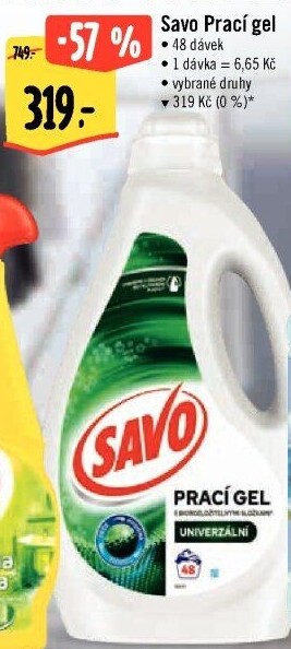 Prací gel Savo