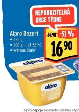 Sójový dezert Alpro Soya