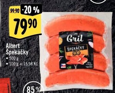 Špekáčky Albert Gril