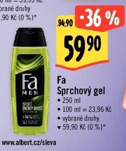 Sprchový gel Fa
