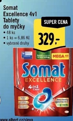 Tablety do myčky Excellence Somat
