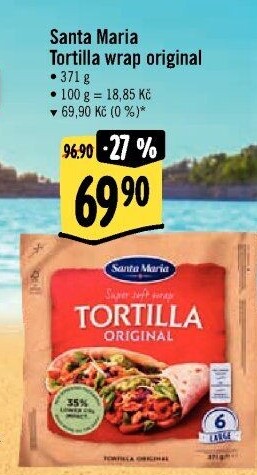 Tortilla Original wrap Santa Maria