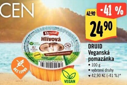 Vegetariánská pomazánka Druid