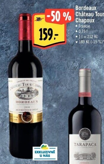 Víno Bordeaux Chateau Tour Chapoux