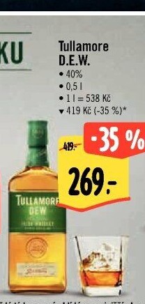 Whisky irská Tullamore Dew