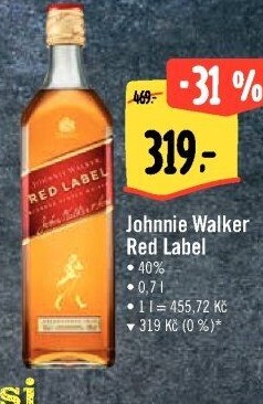 Whisky Red Label Johnnie Walker