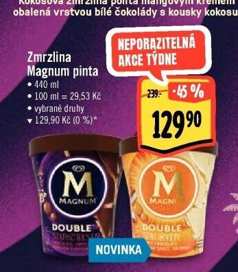 Zmrzlina v kelímku Magnum Algida