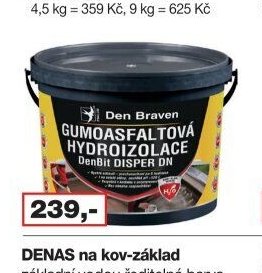 Gumoasfaltová hydroizolace