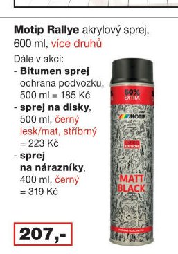 Motip Rallye akrylový sprej, 600 ml, více druhů