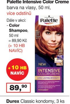 Palette Intensive Color Creme barva na vlasy, 50 ml