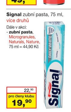 Signal zubní pasta, 75 ml