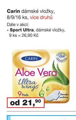 Carin dámské vložky