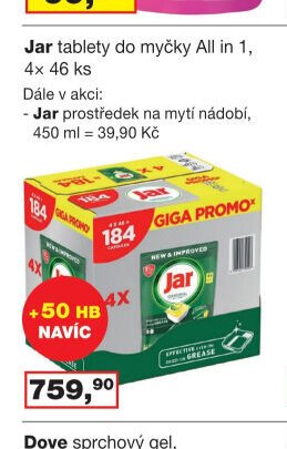 Jar tablety do myčky