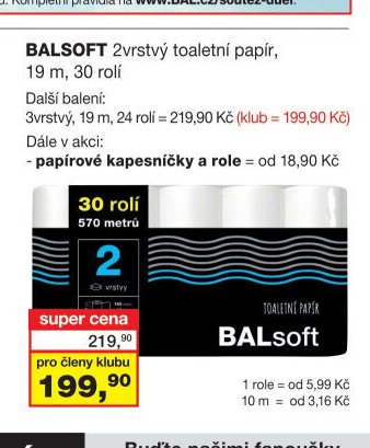 BALSoft toaletní papír