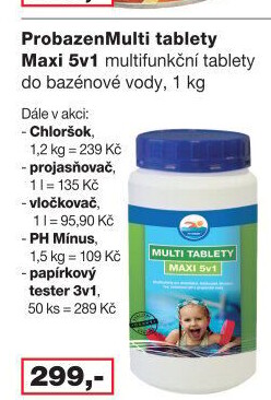 Přípravek do bazénu Chlor Šok Probazen