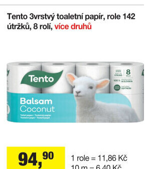 Toaletní papír 3vrstvý Tento