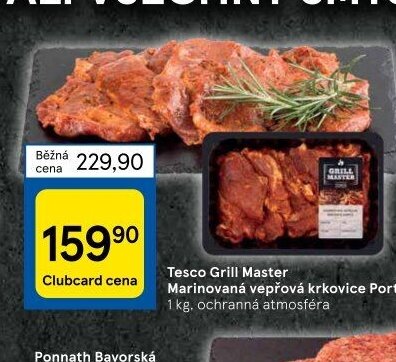 Tesco Grill Master Marinovaná vepřová krkovice Porto
