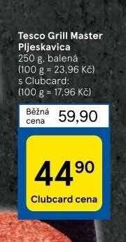Tesco Grill Master Pljeskavica