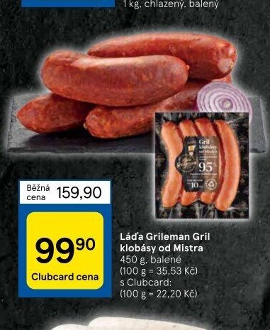Lád’a Grileman Gril klobásy od Mistra