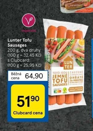 Lunter Tofu Sausages