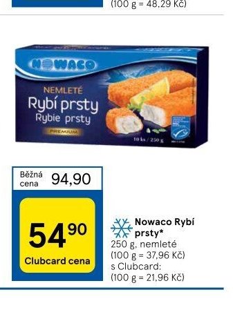 Nowaco Rybí prsty 250 g
