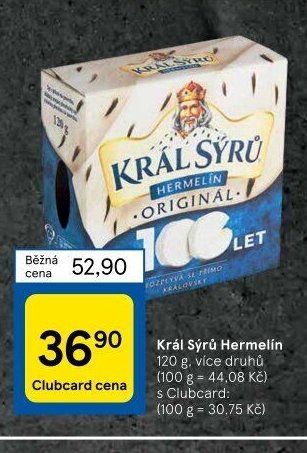 Král Sýrů Hermelín