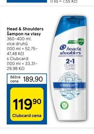 Head & Shoulders Šampon na vlasy