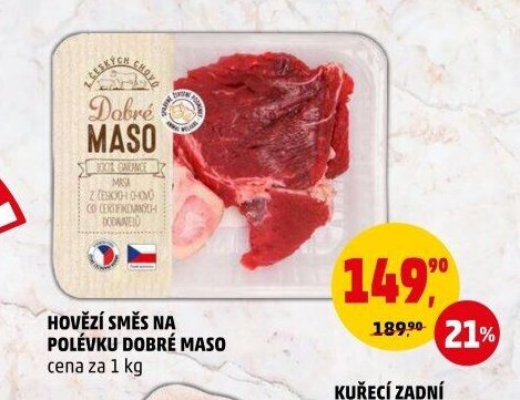 HOVĚZÍ SMĚS NA POLÉVKU DOBRÉ MASO
