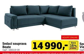 Sedací souprava Beate - ASKO akcniletaky.com