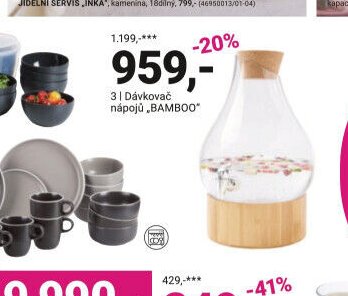 Dávkovač nápojů BAMBOO