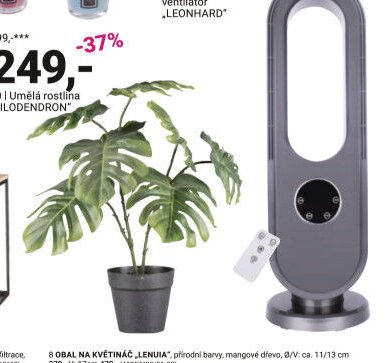 Umělá rostlina FILODENDRON