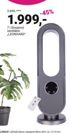 Sloupový ventilátor LEONHARD