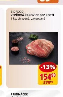 Bidfood vepřová krkovice bez kosti