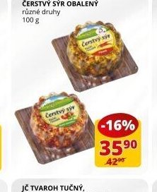 ČERSTVÝ SÝR OBALENÝ různé druhy
