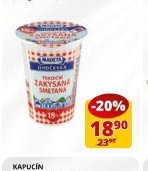JČ ZAKYSANÁ SMETANA 18%