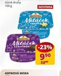 MILÁČEK ŠLEHANÝ JOGURTOVÝ DEZERT různé druhy
