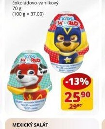 KIDSWORLD DEZERT čokoládovo-vanilkový