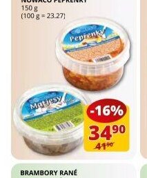 NOWACO MATJESY S CIBULÍ, NOWACO PEPŘENKY