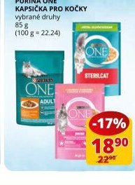 PURINA ONE KAPIČKA PRO KOČKY