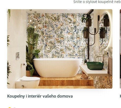 Koupelny a interiér vašeho domova